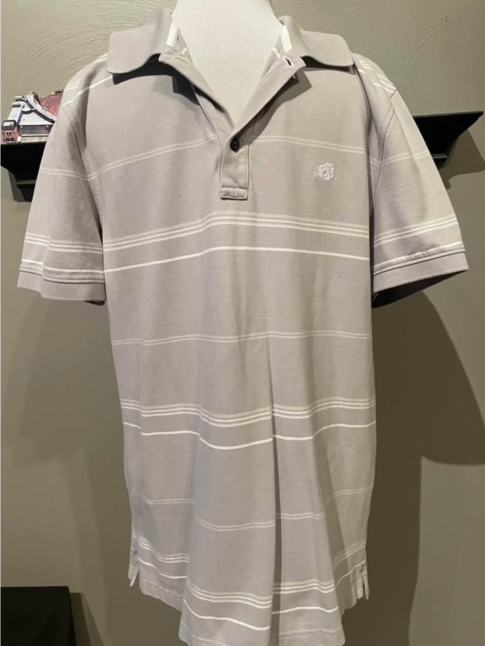 Gray banana republic polo